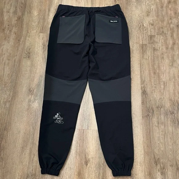 Figs Women's Black Joggers with Mickey Mouse Design - Picture 4 of 12